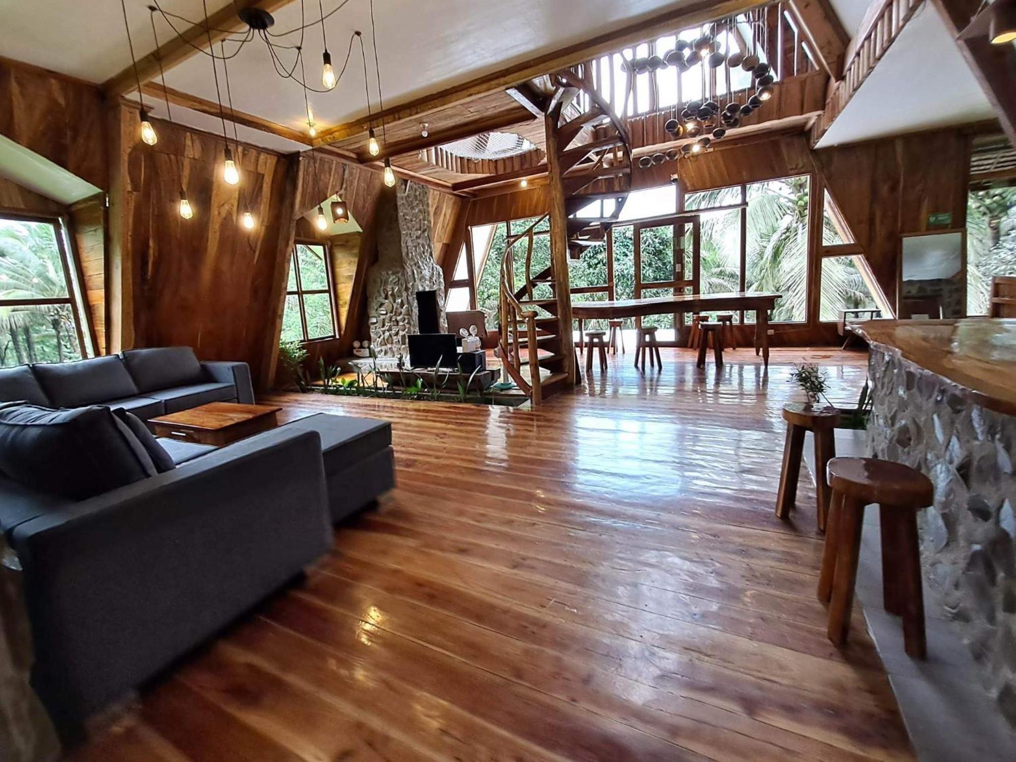 Camiguin Volcano Houses - A-Frame House Mambajao Εξωτερικό φωτογραφία